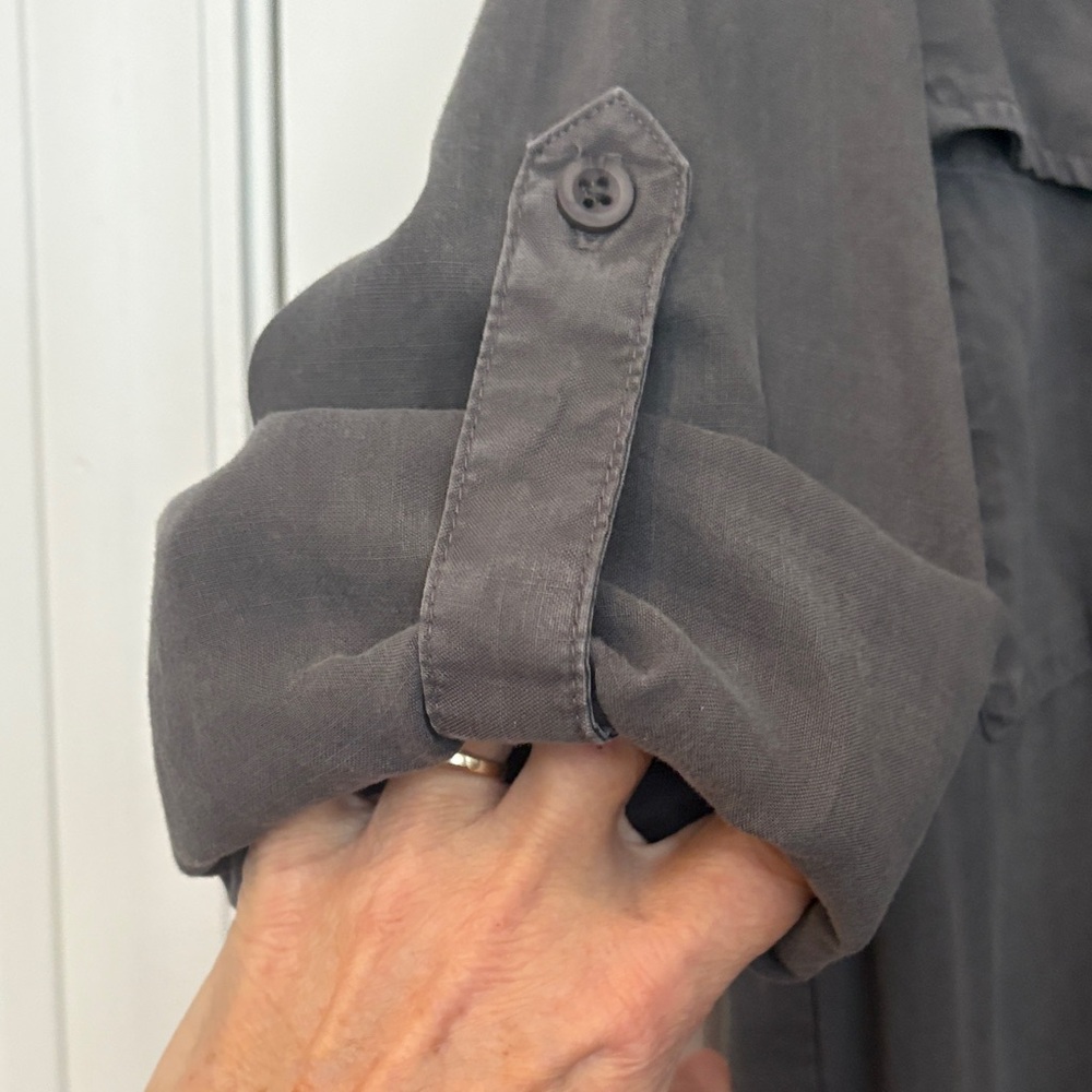 Cloth & Stone Long Button-Down Shirt Dress - Picture 8 of 10